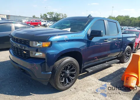 2022 Chevrolet Silverado 1500 Ltd 4Wd Short Bed Custom из США, поврежденный, VIN 3GCPYBEK3NG177836